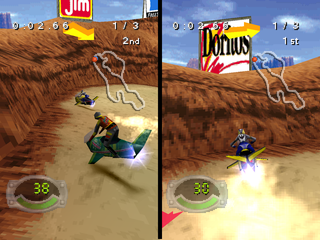 Jet Moto 3 screenshot 5 for Playstation